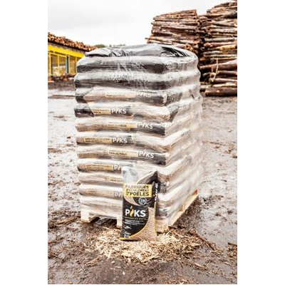 PIKS Premium-Pellets – ≈1’000 kg – Palette 66 × 15 kg – DINplus | Ramsauer Brennholz