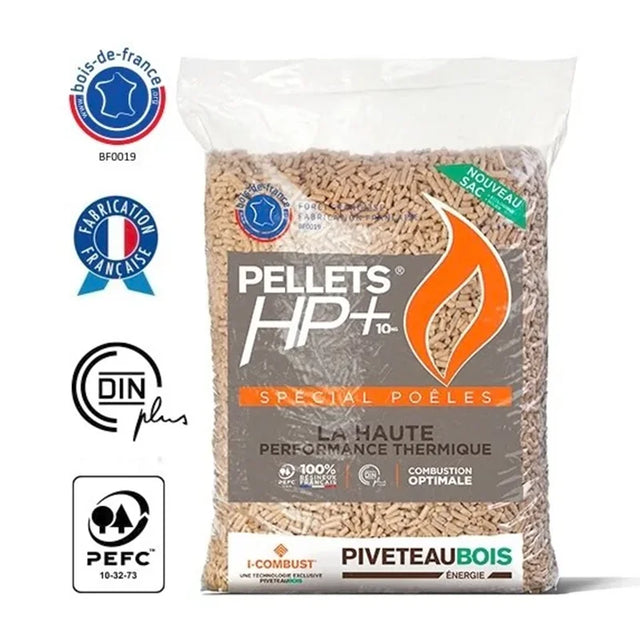 HP+ Premium-Pellets – 1’080 kg – Palette 72 × 15 kg – DINplus & ENplus A1 | Ramsauer Brennholz