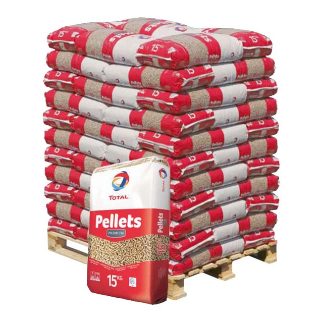 TOTAL PREMIUM Pellets – 975 kg – Palette 65 × 15 kg – ENplus A1 | Ramsauer Brennholz