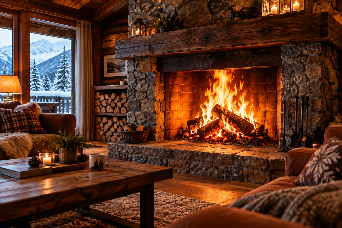 Cheminée chalet suisse