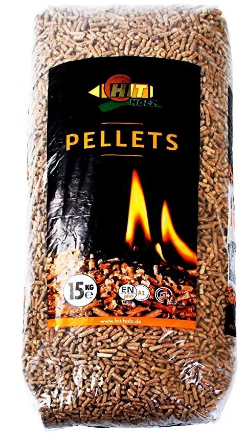 Hit Holz Pellets – 720 kg – Palette 48 × 15 kg – Reines Naturholz | Ramsauer Brennholz