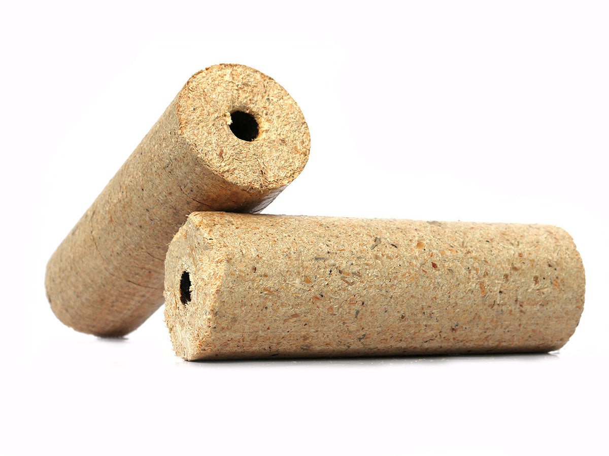 Thermospan® Holzbriketts – 960 kg – Palette 96 × 10 kg – Runde Presslinge | Ramsauer Brennholz